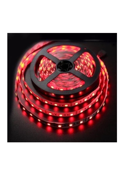 Kırmızı 3 Cip Iç Mekan Şerit LED 5 Metre 5 Amper 12 Volt Trafo Dahil Ikili Set Kırmızı Işık fiyatları