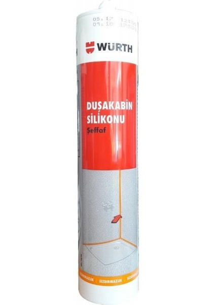 Duşakabin Silikonu Şeffaf 310 ml