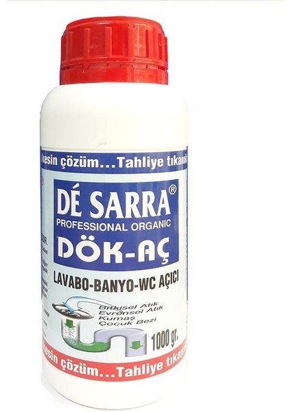 De Sarra Dök Aç Lavabo Wc Banyo Açıcı 500 gr