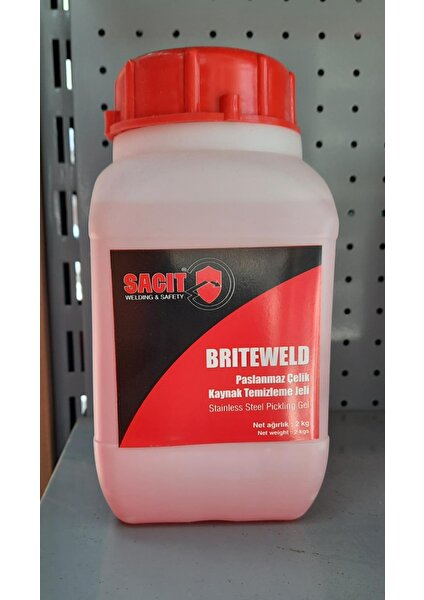 Briteweld Paslanmaz Yüzey Temizleme Jeli 2 kg