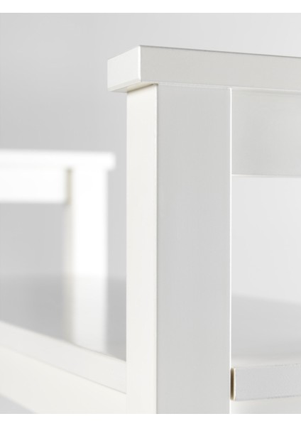 Hemnes Bank ve Ayakkabılık Beyaz, 85X32 cm