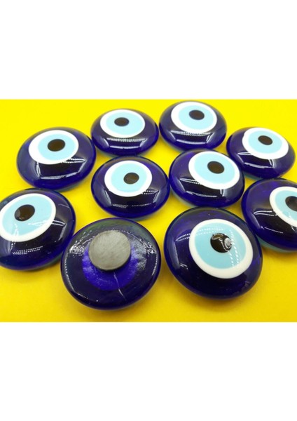 Nurtakı 12 Adet Saf Cam Nazar Boncuklu Buzdolabı Magnet fiyatları