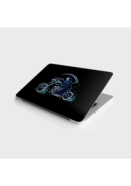 Laptop Sticker Bilgisayar Notebook Pc Kaplama Etiketi Azrail Motor