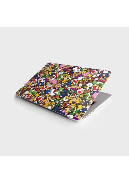 Laptop Sticker Bilgisayar Notebook Pc Kaplama Etiketi Mario Bomb