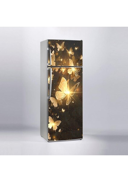 Buzdolabı Sticker Kaplama Dolap Kaplama Etiketi 3D Kelebekler