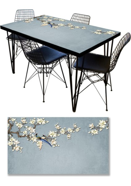 Masa Kaplama Folyosu Mobilya Masa Kaplama Folyoları Ağaç Kuş