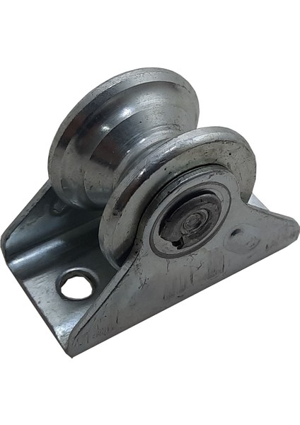 2 Adet Iplik Makarası Çelik Makara Ray Makara Plastik Çekme Makarası Sağlam Kanallı Tekerlek