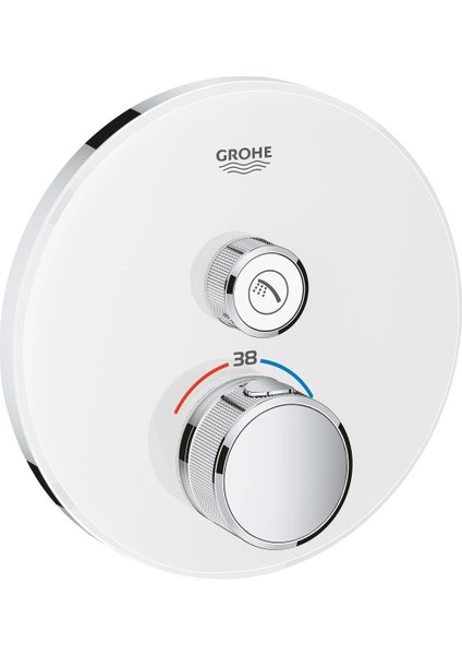 Grohtherm Smartcontrol Tek Valfli Akış Kontrollü, Ankastre Termostatik Duş Bataryası - 29150LS0
