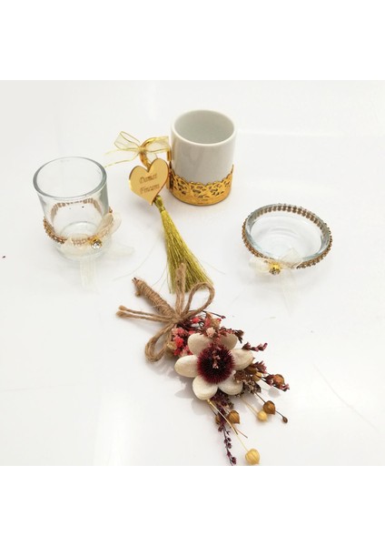 Damat Fincan Tepsi Aksesuarları - Altın 53774