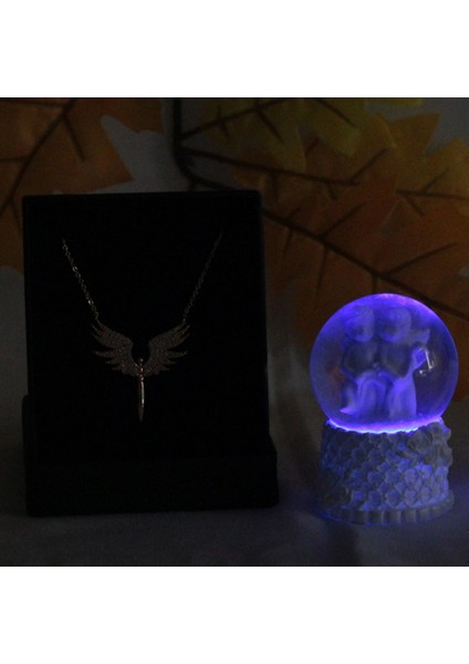 Melek Kar Küresi Işıklı Melek Kolye Sevgiliye Hediye fiyatları