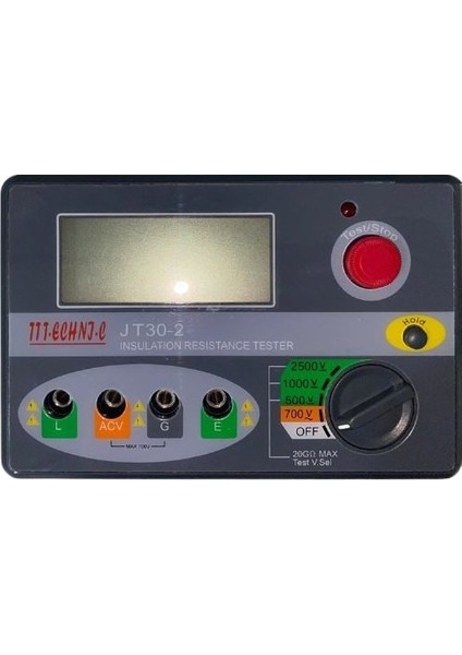 JT30-2 Dijital Izolasyon Meğeri Test Cihazı