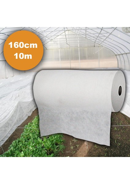 160CM x 10M Agril Isı Don Perdesi, Zirai Don Kırağı Örtü Metre 19GR
