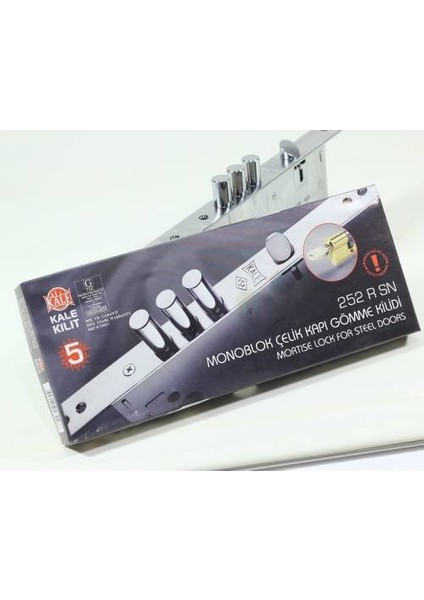 - Monoblok Çelik Kapı Gömme Kilidi 252 R Sn