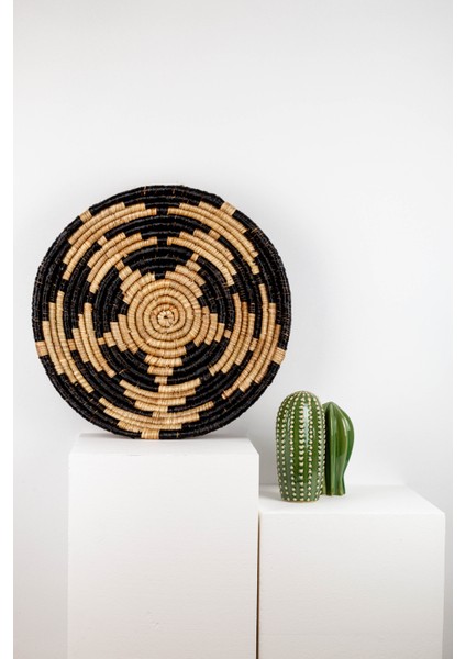 African Hasır Duvar Tabağı 3 Lü Set / 30CM, 35CM, 45CM fiyatları