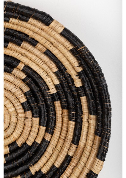 African Hasır Duvar Tabağı 3 Lü Set / 30CM, 35CM, 45CM