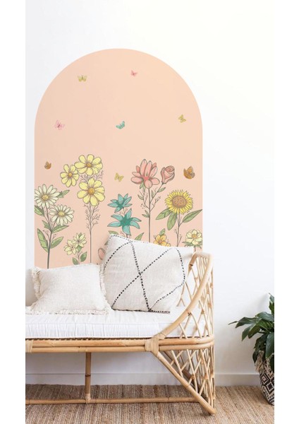 Çiçek Bahçesi Duvar Sticker