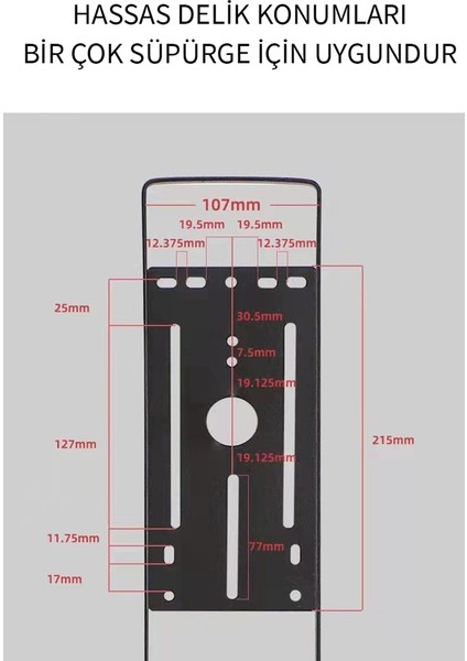 Şarjlı Süpürge Premium Dekoratif Stand (Dyson, Philips Uyumlu) indirimleri