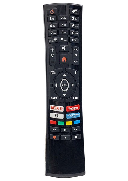 Fully Kl Vestel * Hı-Level Netflıx-Youtube-Prime Vıdeo Tuşlu Lcd-Led Tv Kumanda (RC4390P-30101765) Yazısız