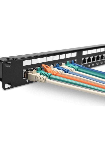 Cat6 Ethernet Patch Panel 16 Port RJ45 Duvar ve Raf Tipi Patch Panel fırsatları