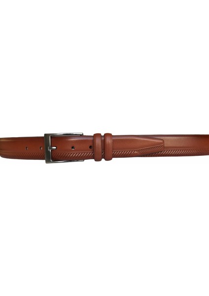 Deri Taba Klasik Pantolon Kemeri 3.5 cm