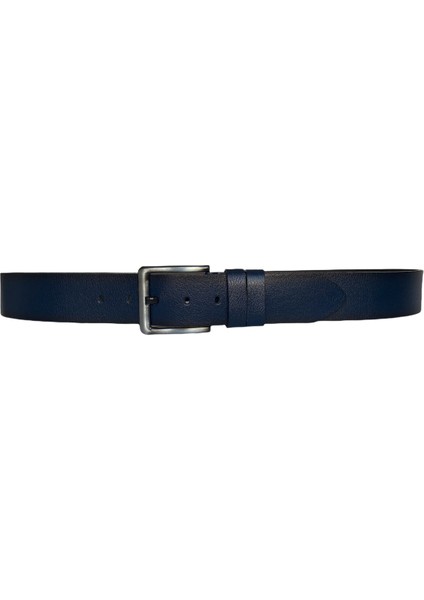 Tek Parça Deri 4.5 cm Lacivert Kot, Spor Kemer fırsatları