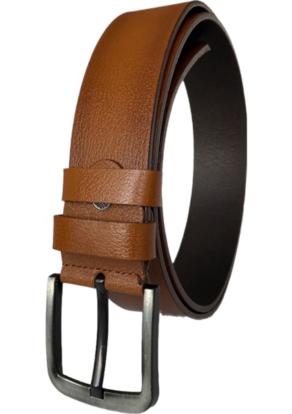 Tek Parça Deri 4.5 cm Taba Kot, Spor Kemer modelleri