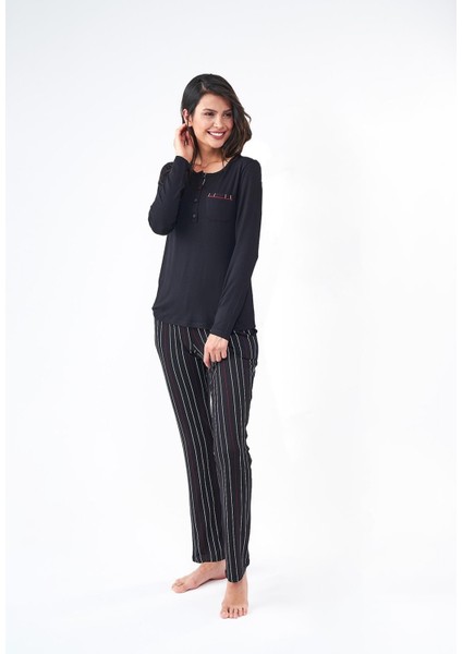 22408 Kadın Patlı Pijama Takım
