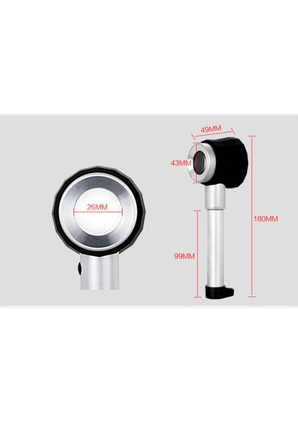 El 45X Katlanır Metal Büyüteç (Yurt Dışından)