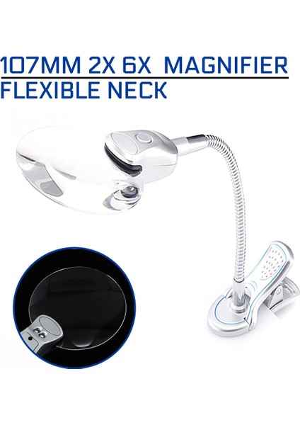 2x 6x 107MM Esnek Boyun Büyüteç (Yurt Dışından) fiyatları