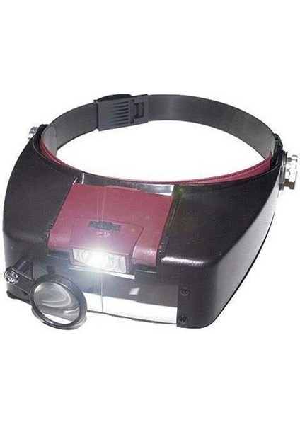 10X Işıklı Gözlük Kafa Ayarlanabilir 3. El Optik Büyüteç (Yurt Dışından)