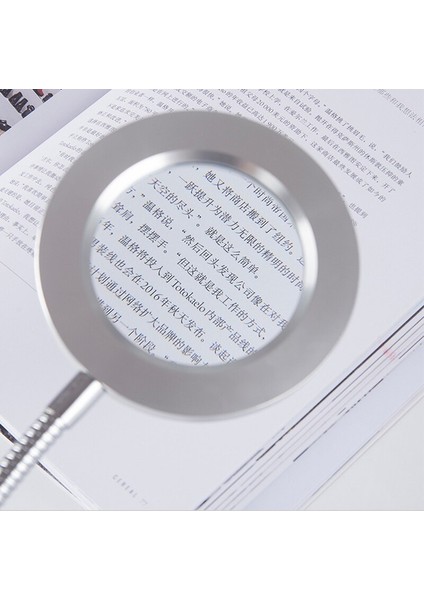 8x Işıklı Esnek Döndürme Masaüstü Büyüteç (Yurt Dışından) indirimleri