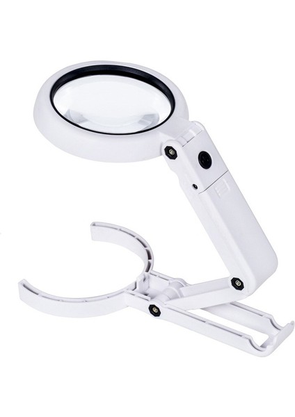 5x 11X USB Arayüzü 8 LED Işıkları Katlama Braketi Büyüteç (Yurt Dışından)