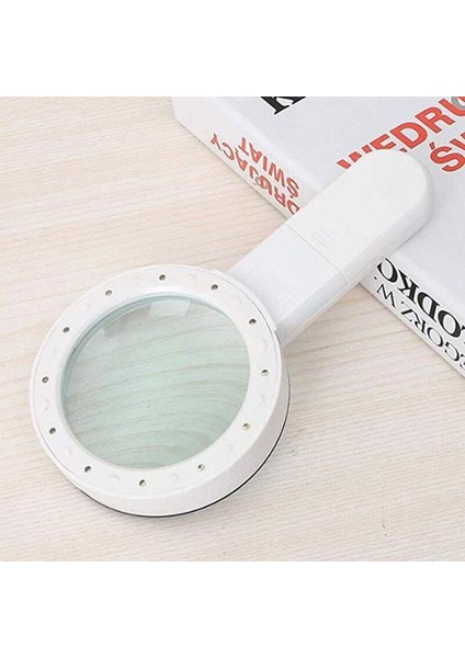 12 LED Işıklı 10X El Büyüteç (Yurt Dışından) fırsatları
