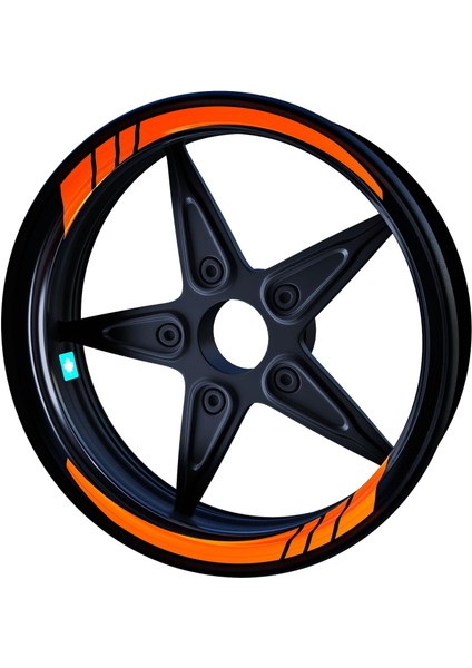 Moto Gp Iç Jant Şeridi Sticker Reflektif, Floresan, Özel Renkler Çınar Extreme