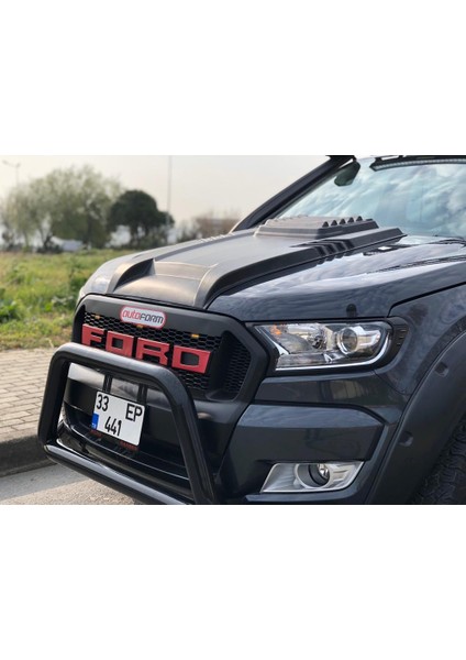 Ranger Scoop Kaput Şişirme Koruma Ince Model Mat Siyah 2015 - 2017 fiyatları