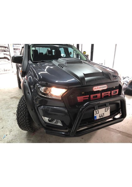 Ranger Scoop Kaput Şişirme Koruma Ince Model Mat Siyah 2015 - 2017 fırsatları