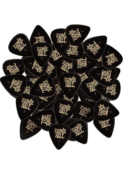 Ernie Ball P09108BK 0.46MM Ince Selüloz 1 Adet Gitar Penası Siyah