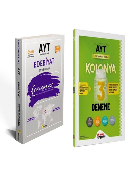 AYT Edebiyat Soru Bankası ve Metin Yayınları AYT Ea-Sözel Deneme