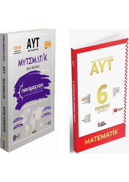 AYT Matematik Soru Bankası ve Metin Yayınları AYT 6 Deneme Sınavı