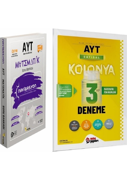 AYT Matematik Soru Bankası ve Metin Yayınları Kolonya AYT Sayısal Deneme Sınavı