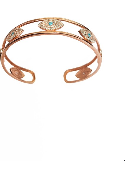 Taşlı Gözlü Gümüş Kelepçe Bilezik fiyatları