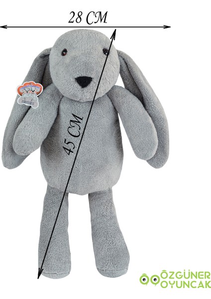 Özgüner Uyku Arkadaşım Tavşan 65 cm Peluş Tavşan ( Gri) modelleri