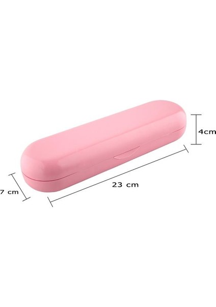 Oral-B Şarjlı Diş Fırçası Koruma Kabı Saklama Kabı Hijyenik Seyahat Kutusu - Pudra Pembe