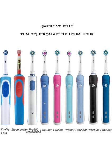 Oral-B Şarjlı Diş Fırçası Koruma Kabı Saklama Kabı Hijyenik Seyahat Kutusu - Siyah