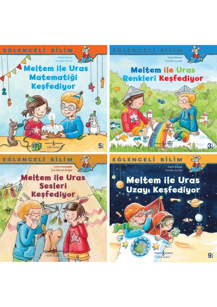 Meltem ile Uras Eğlenceli Bilim Serisi 4 Kitap Set