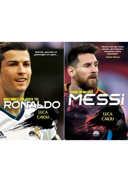 Ronaldo - Messi 2 Kitap Set - Luca Caioli