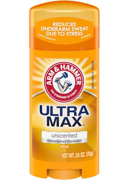 Arm Hammer Ultra Max Unscented Antiperspirant Deodorant Ter Önleyici Katı Kokusuz 73 gr