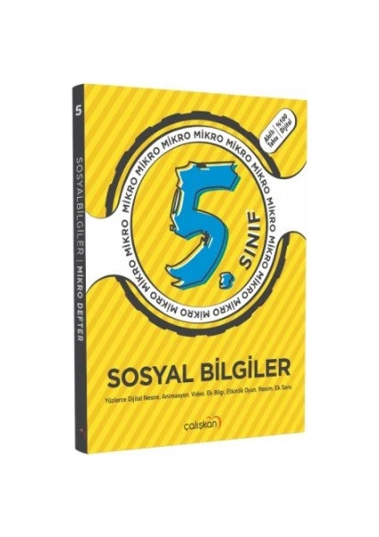 Çalışkan Yayınları 5. Sınıf Sosyal Bilgiler Mikro Defter