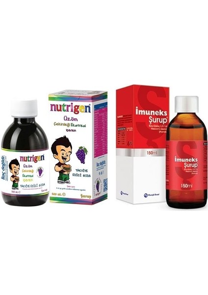Üzüm Pediatrik Şurup 200 Ml+Imuneks Şurup 150 ml