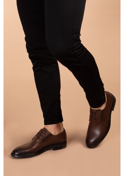 Hakiki Deri, 2 Renk Klasik Deri Erkek Ayakkabı